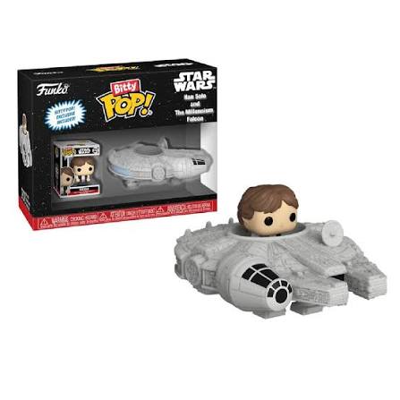 Bitty pop Han Solo y el Halcón Milenario
