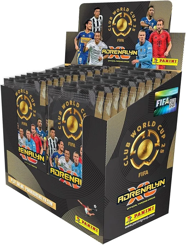 Caja de 50 sobres Copa del Mundo de Clubes Adrenalyn XL