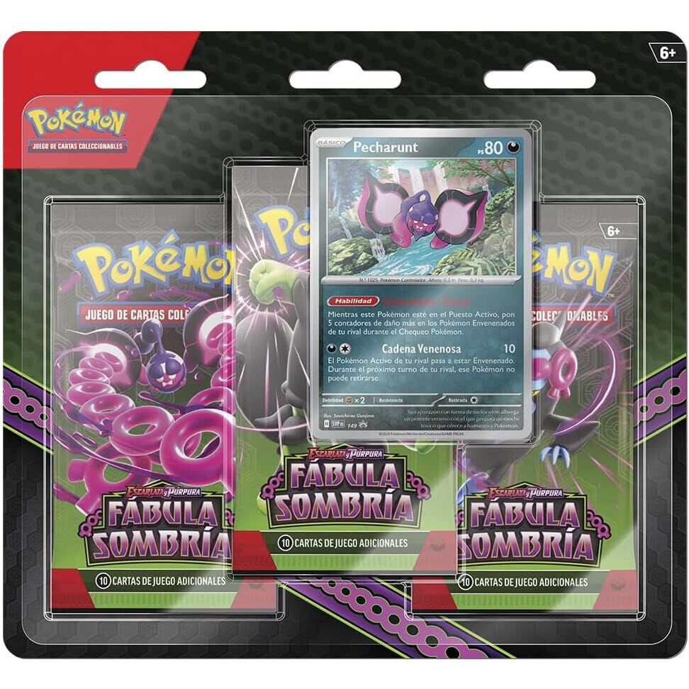 Blister 3 sobres Fabula Sombria Pokemon TCG