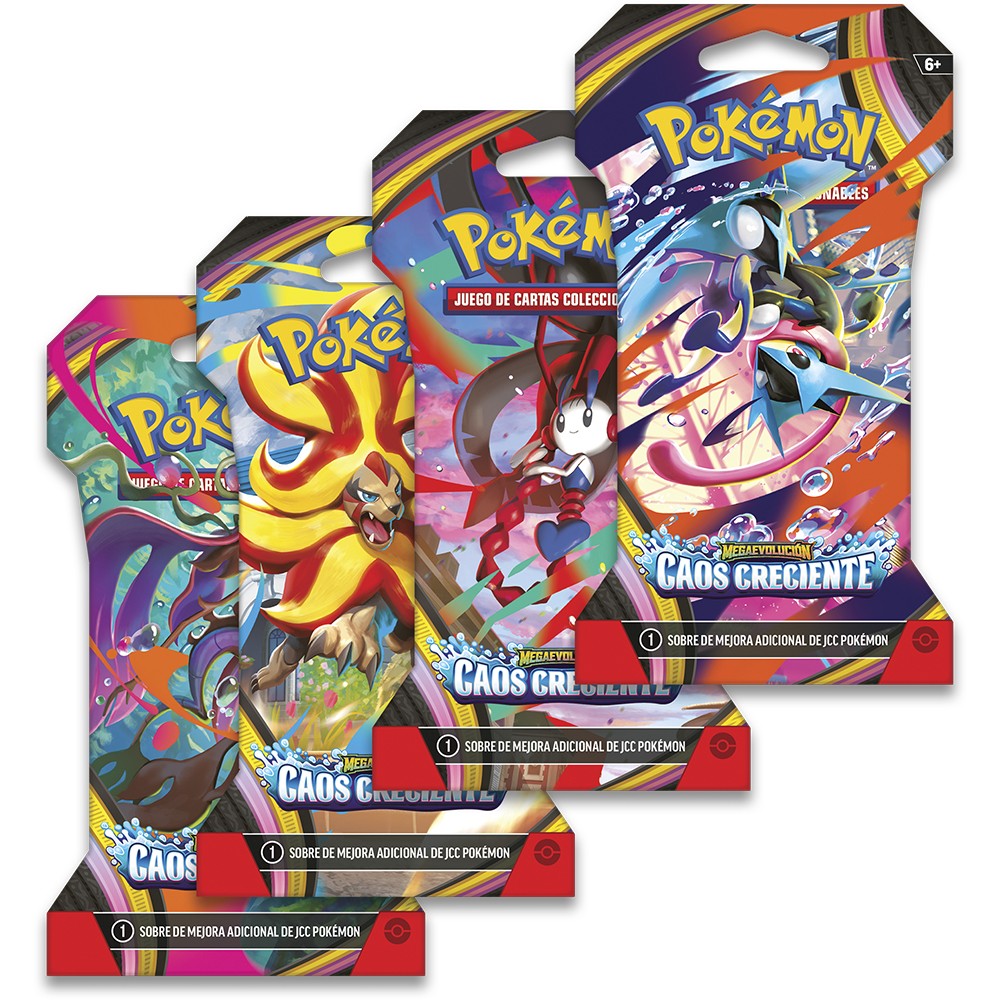 Sobres Funda Carton Caos Creciente Pokémon TCG